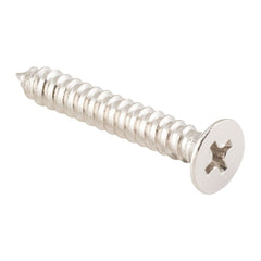 Screw Hinge Packet 50 Polished Nickel L32mm 10 Gauge