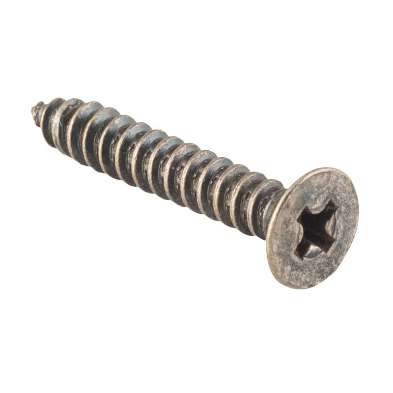 Screw Hinge Packet 50 Rumbled Nickel L25mm 8 Gauge