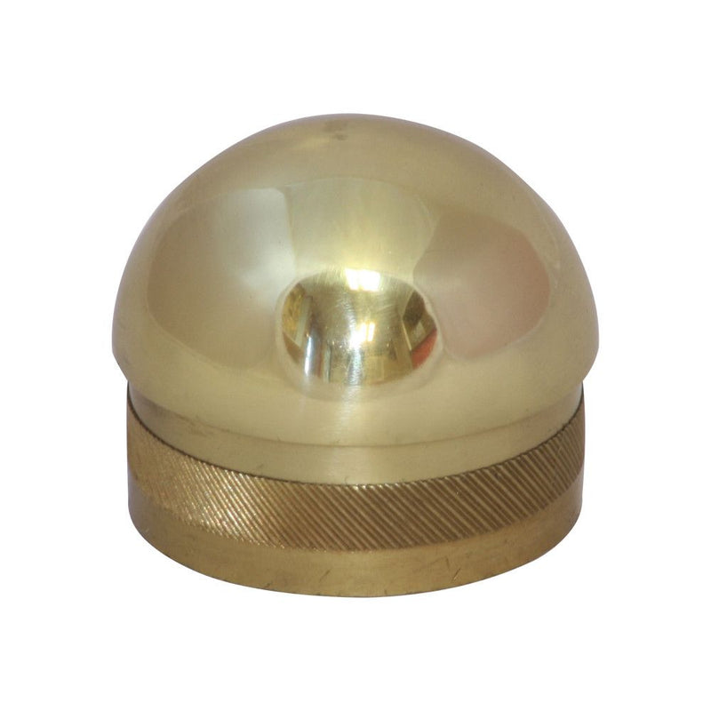 Dome End Cap 51mm Brass