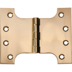 Hinge Parliament Polished Brass H100xW125mm