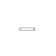 Cabinet Pull Baltimore With Backplate Brushed Chrome 128mm