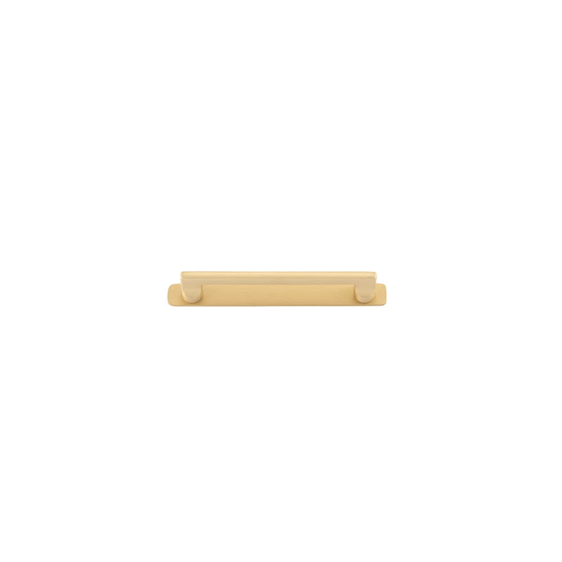 Cabinet Pull Baltimore With Backplate Brushed Brass 160mm