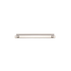 Cabinet Pull Baltimore With Backplate Satin Nickel 256mm