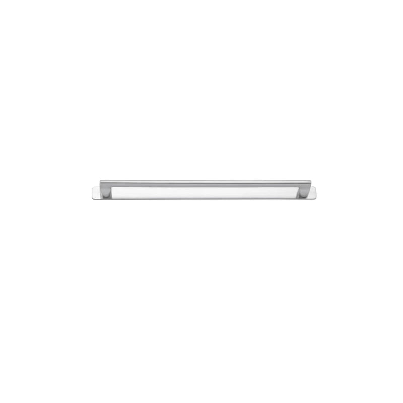 Cabinet Pull Baltimore With Backplate Brushed Chrome 320mm
