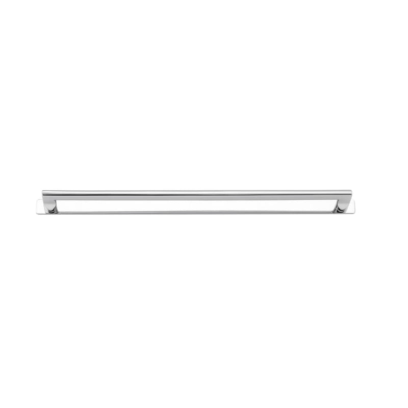 Cabinet Pull Baltimore With Backplate Polished Chrome 450mm