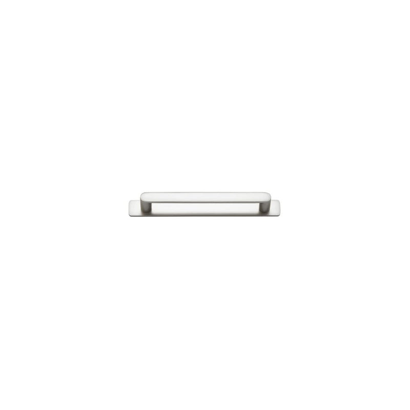 Cabinet Pull Osaka With Backplate Satin Nickel 160mm
