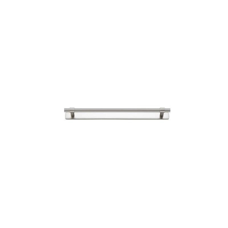 Cabinet Pull Helsinki With Backplate Satin Nickel 256mm