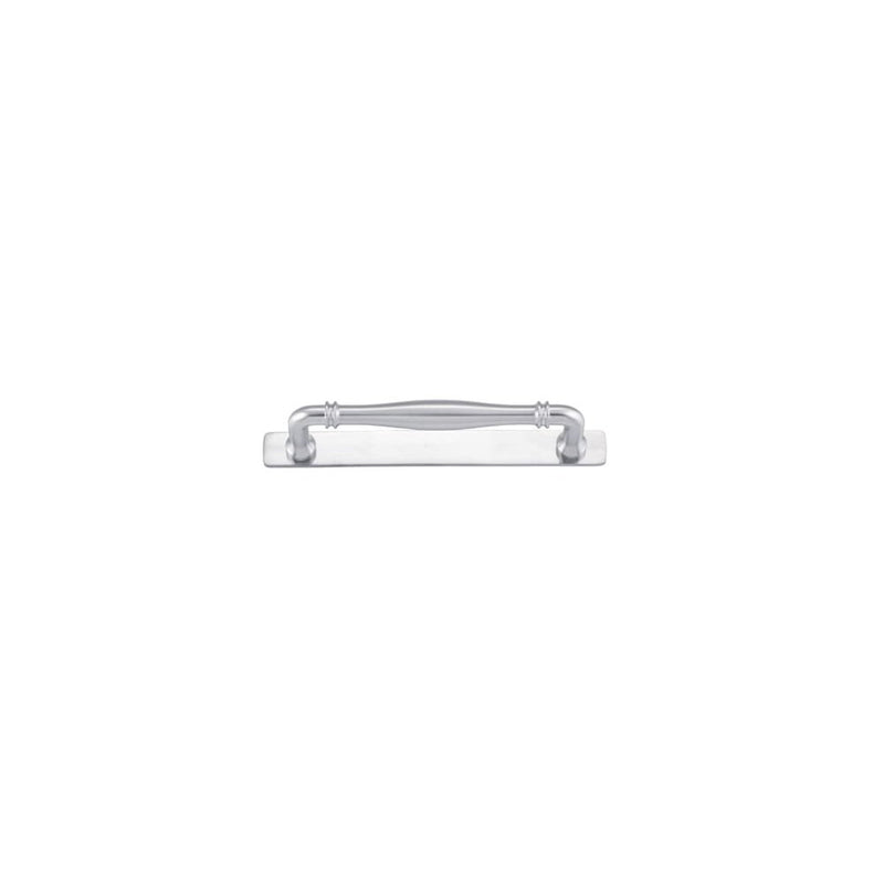 Cabinet Pull Sarlat With Backplate Brushed Chrome 160mm