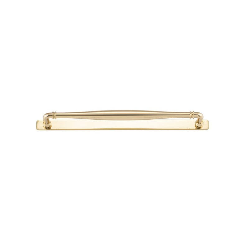 Cabinet Pull Sarlat With Backplate Polished Brass 320mm