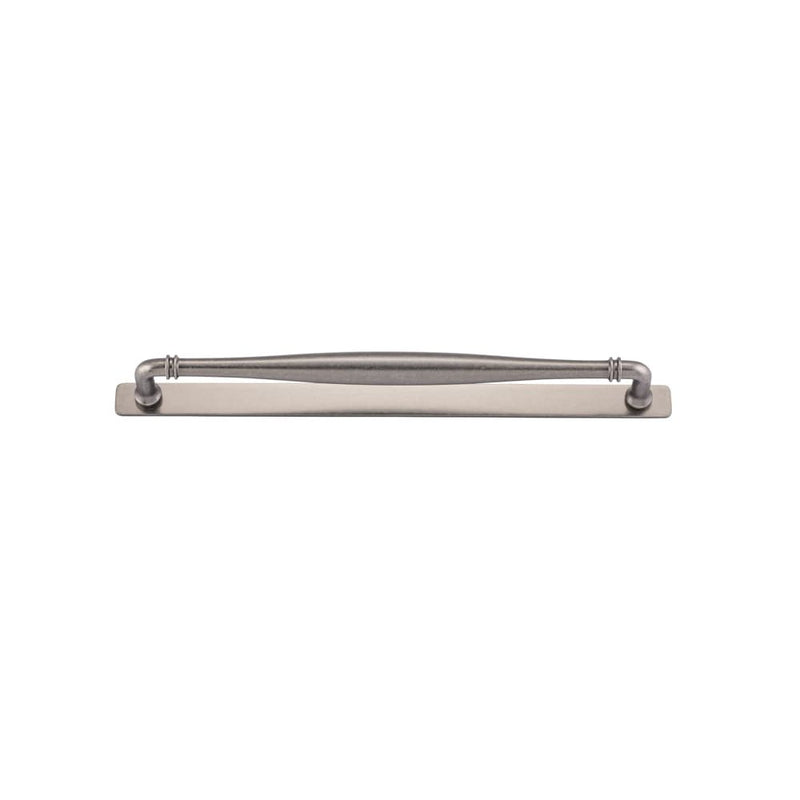 Cabinet Pull Sarlat With Backplate Distressed Nickel 320mm