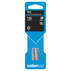 Driver Bit Torx T10x25mm Card Sutton