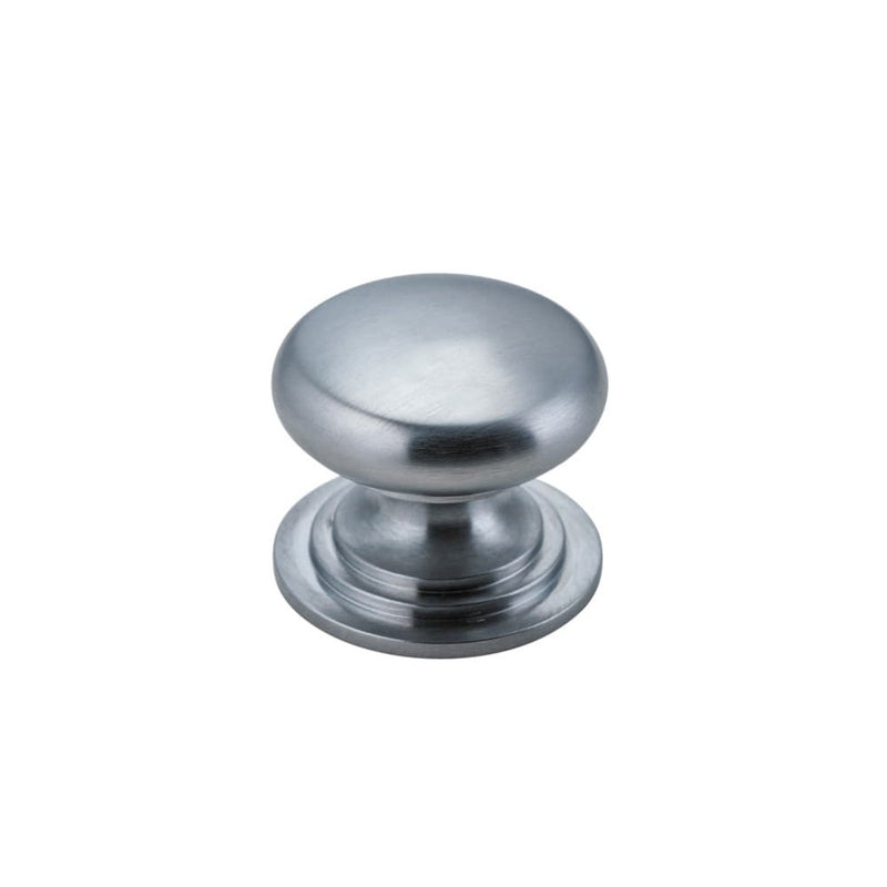 Cupboard Knob Sarlat Brushed Chrome 38mm