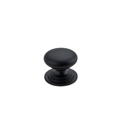 Cupboard Knob Sarlat Matt Black 32mm