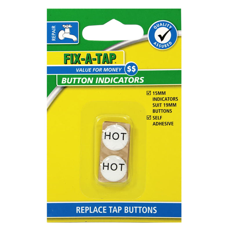 Decal Tap Buttons Hot/Cold