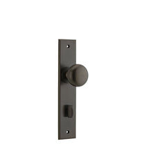 Door Knob Cambridge Chamfered Privacy Signature Brass