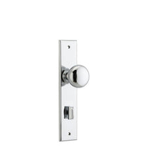 Door Knob Cambridge Chamfered Privacy Polished Chrome