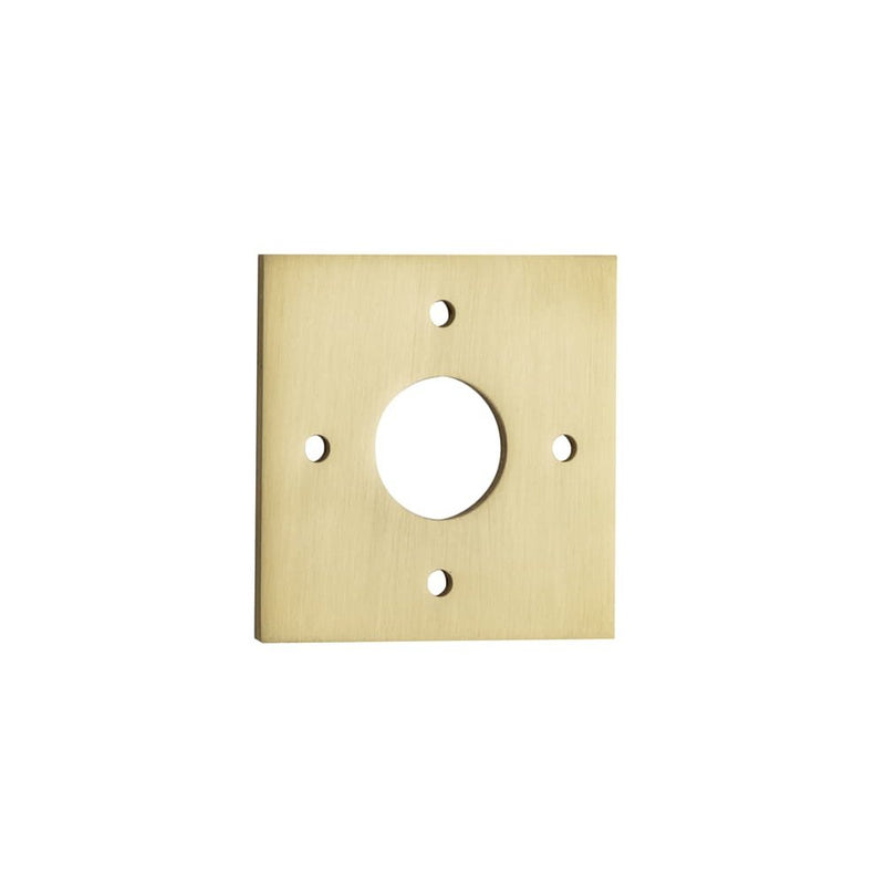 Adaptor Plate Pair Rose Square Brushed Gold PVD H60xW60xP2mm ID22mm CTC41.5mm