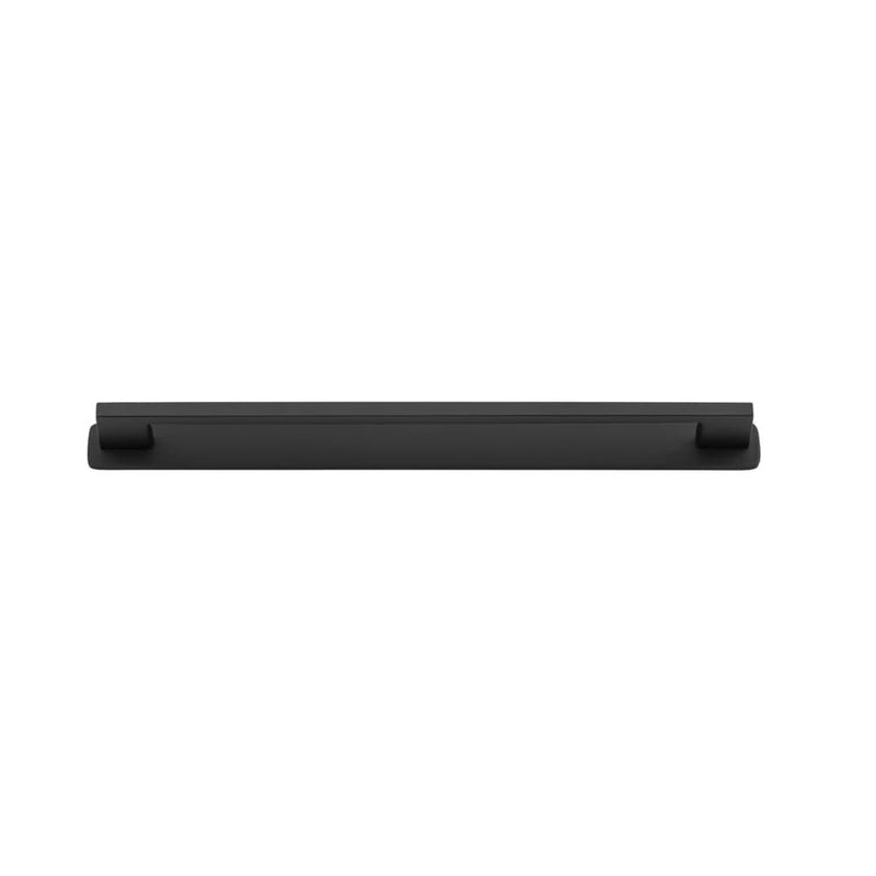 Cabinet Pull Cali With Backplate Matt Black 256mm