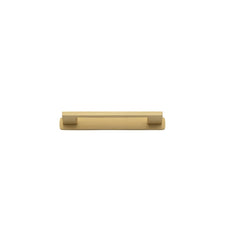 Cabinet Pull Cali With Backplate Brushed Brass 128mm