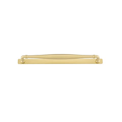 Cabinet Pull Sarlat With Backplate Brushed Gold PVD 320mm