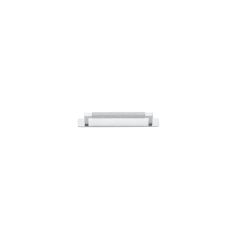 Cabinet Pull Brunswick With Backplate Brushed Chrome 160mm