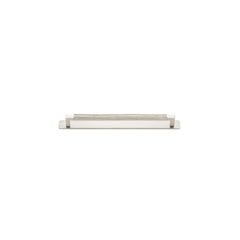 Cabinet Pull Brunswick With Backplate Satin Nickel 256mm