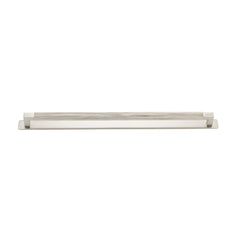 Cabinet Pull Brunswick With Backplate Satin Nickel 450mm