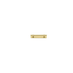 Cabinet Pull Helsinki With Backplate Brushed Gold PVD 96mm