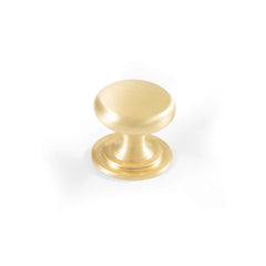 Momo Bosco Round Knob 32mm Brushed Matt Brass