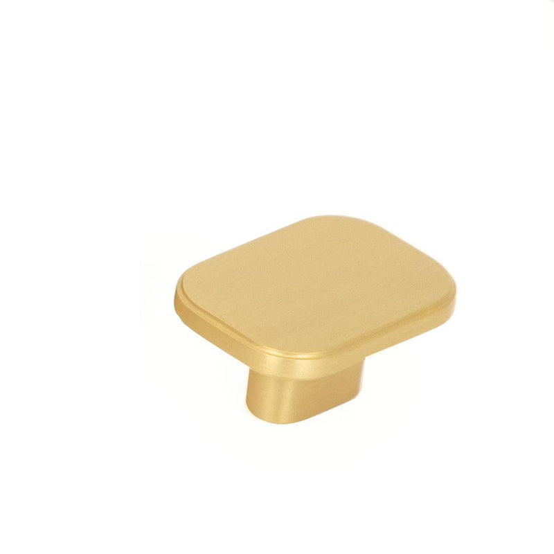 Momo Aspen Solid Brass Knob Brushed Satin Brass