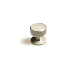 Momo Belgravia 35mm Solid Brass Round Knob Dull Brushed Nickel