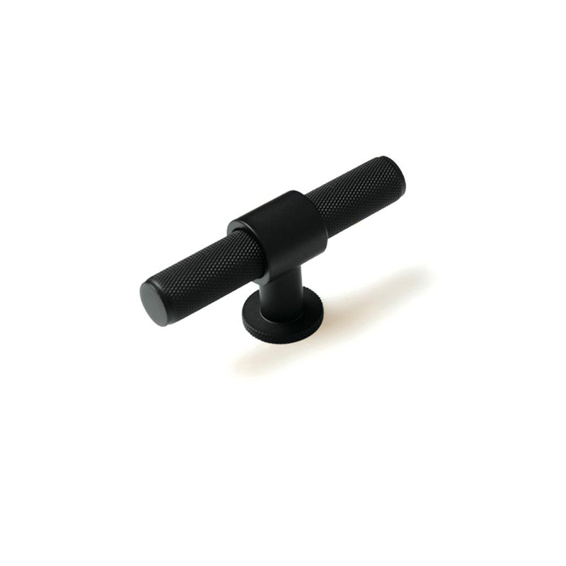 Momo Belgravia 82mm Solid Brass T Knob Matt Black