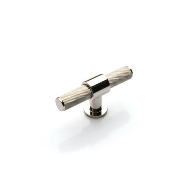 Momo Belgravia 82mm Solid Brass T Knob Polished Nickel