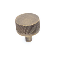 Momo Bellevue 35mm Solid Brass Knurled Knob Dark Brushed Brass