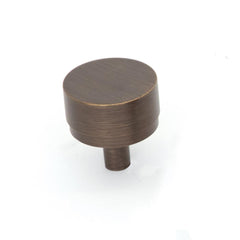 Momo Bellevue 35mm Solid Brass Plain Knob Bronze