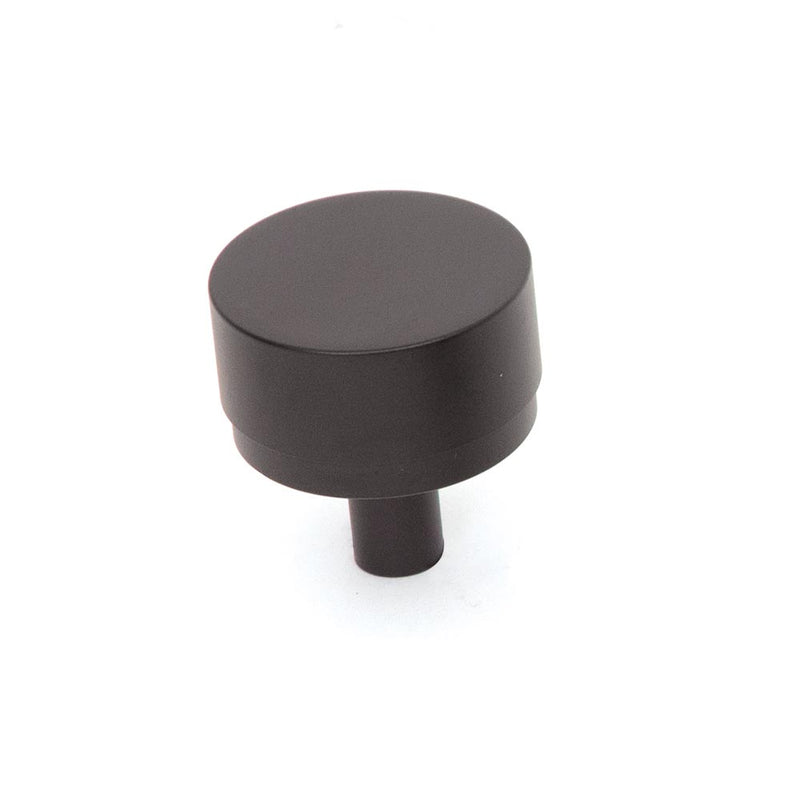 Momo Bellevue 35mm Solid Brass Plain Knob Matt Black