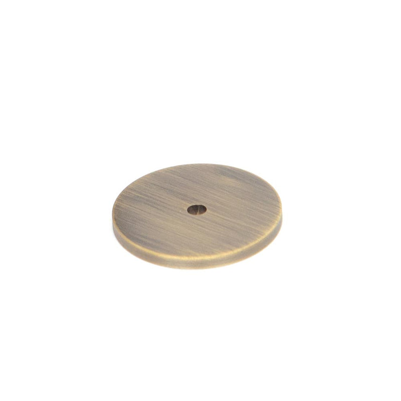 Momo Bellevue 35mm Solid Brass Plain Backplate Dark Brushed Brass