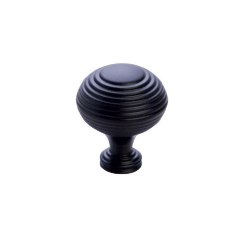 Momo Catona Concentric Round Knob 32mm Matt Black