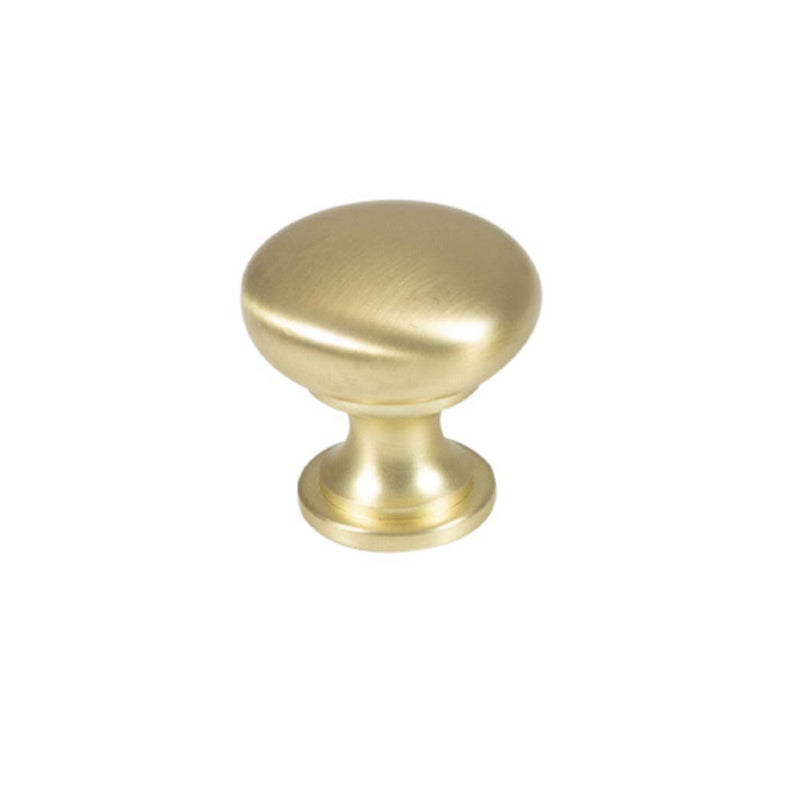 Momo Florencia Plain Knob 29mm Brushed Matt Brass