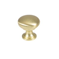 Momo Florencia Plain Knob 29mm Brushed Matt Brass