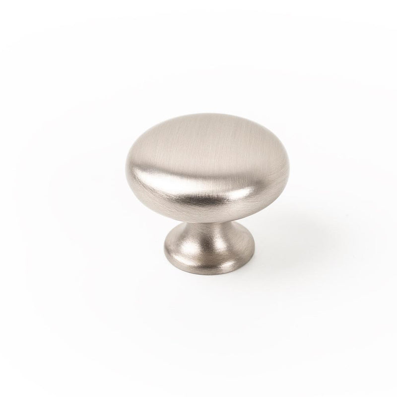 Momo Duke Round Knob 31mm Brushed Nickel