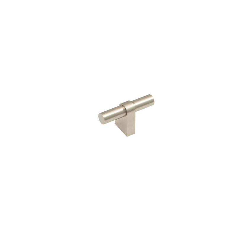 Momo Loreto T Knob 60mm Brushed Nickel