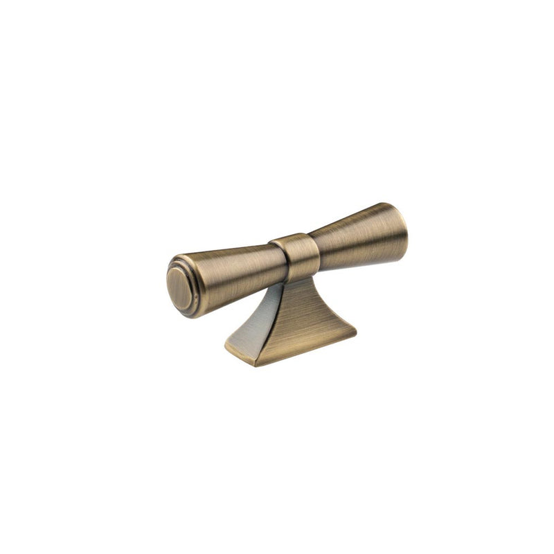 Momo Pembrey T Knob 80mm In Dark Brushed Brass