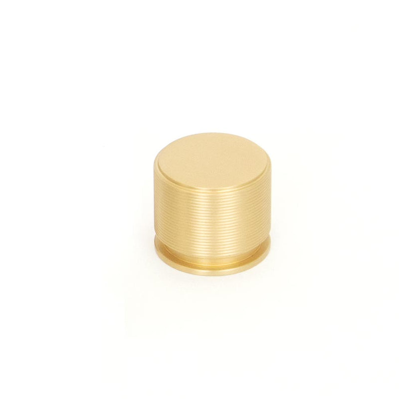 Momo Sussex 35mm Solid Brass Lined Knob Brushed Satin Brass