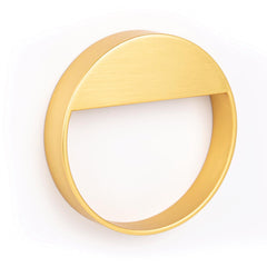 Momo Bau Circular Handle 90mm Brushed Gold