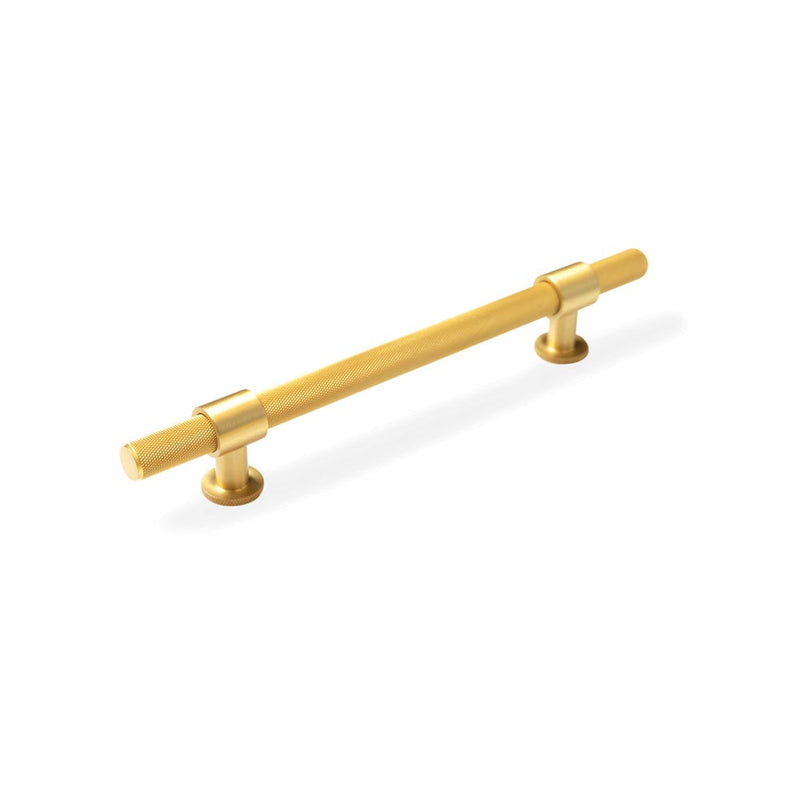 Momo Belgravia 160mm Solid Brass Bar Pull Brushed Satin Brass