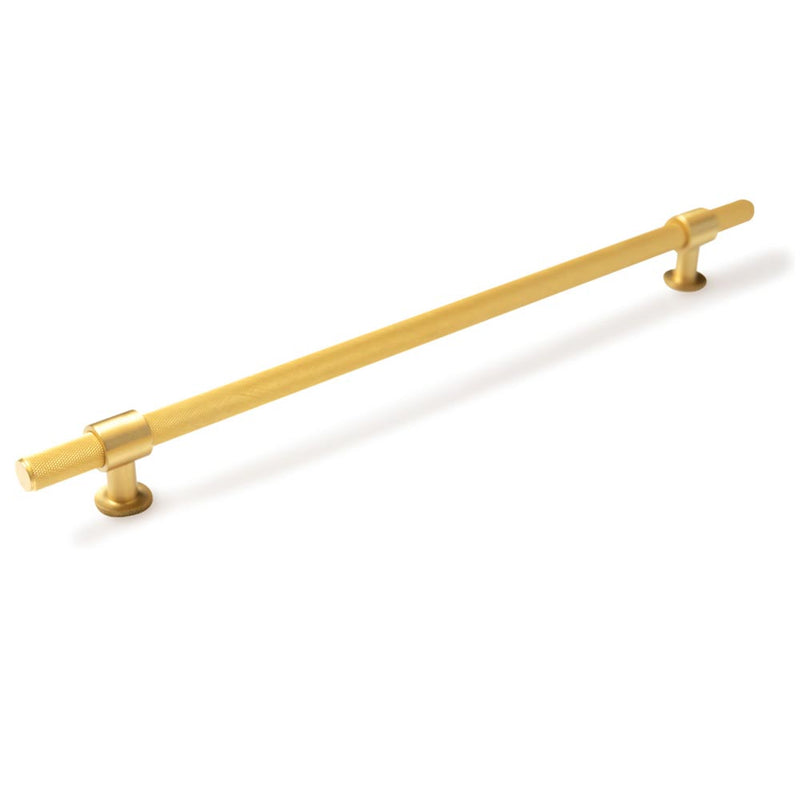 Momo Belgravia 320mm Solid Brass Bar Pull Brushed Satin Brass