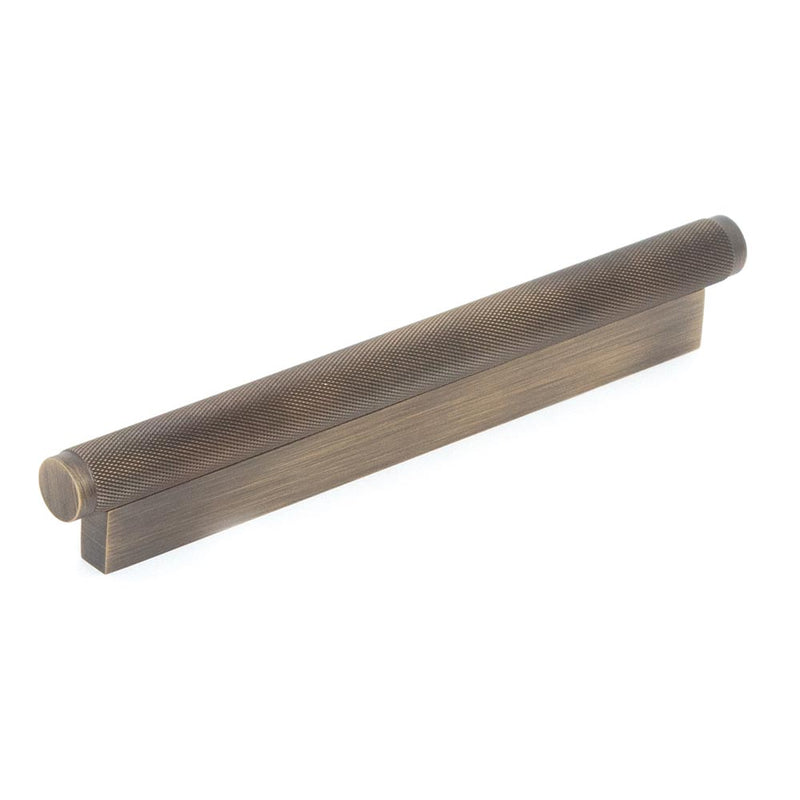 Momo Brighton 160mm Solid Brass Knurled Pull Handle Dark Brushed Brass