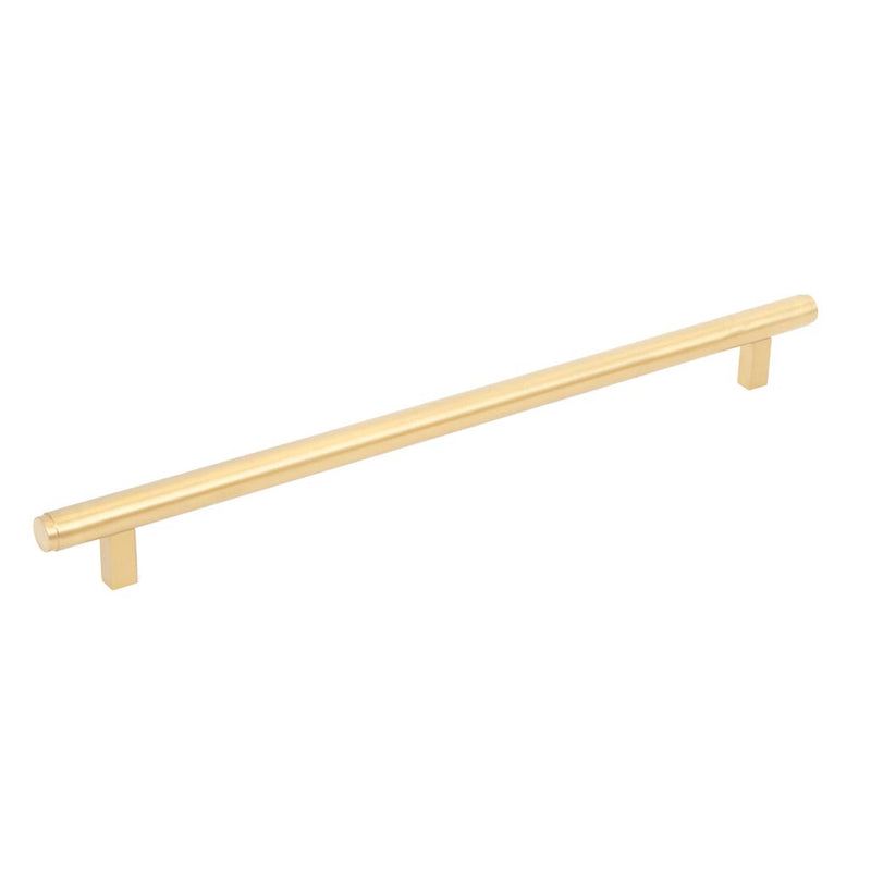 Momo Bellevue 416mm Solid Brass Plain Appliance Pull Brushed Satin Brass