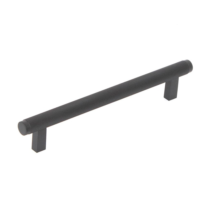 Momo Bellevue 160mm Solid Brass Knurled Bar Pull Matt Black